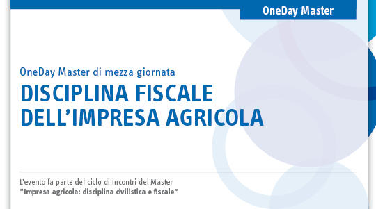 Immagine Disciplina fiscale dell’impresa agricola | Euroconference